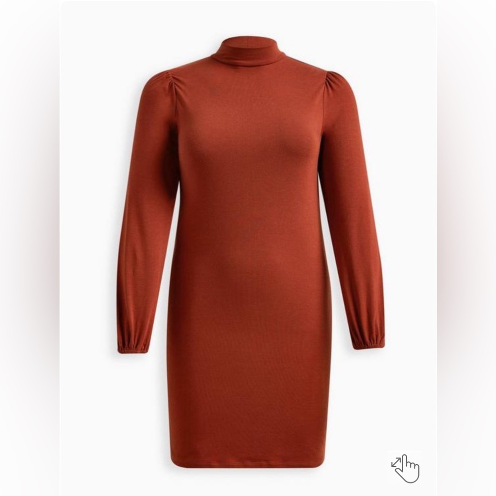 Torrid- NWT Mini Jersey Blouson Sleeve Bodycon Dress
